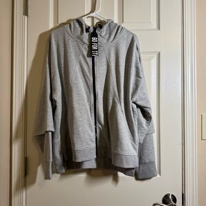 Active USA Gray Zip-Up Hoodie